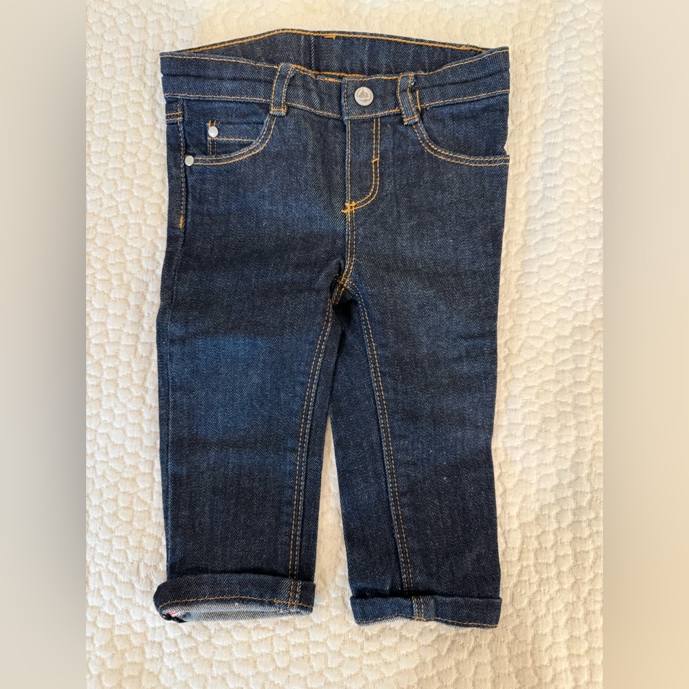 PETIT BATEAU Original Baby Jeans Pants Size 12 Months